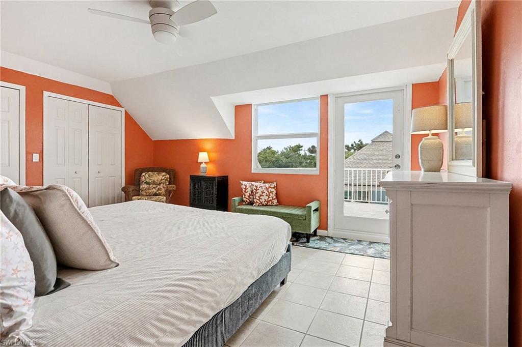 Primary Bedroom with balcony