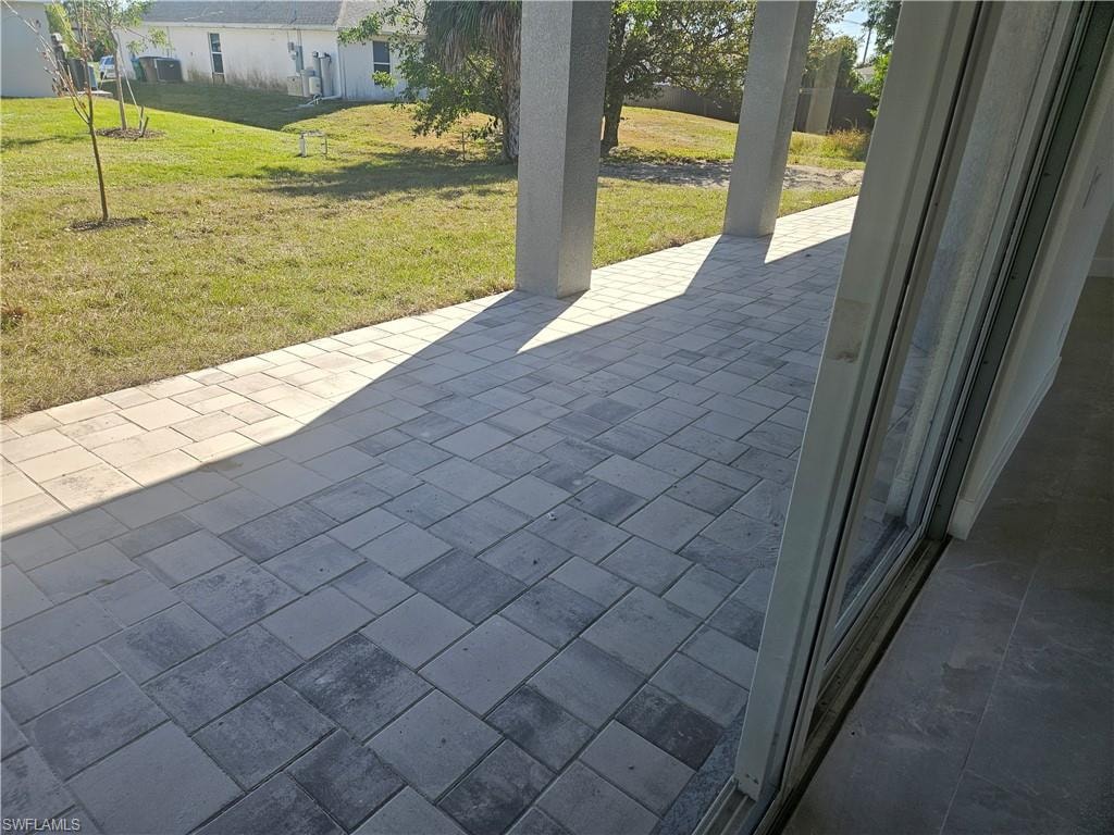 View of patio