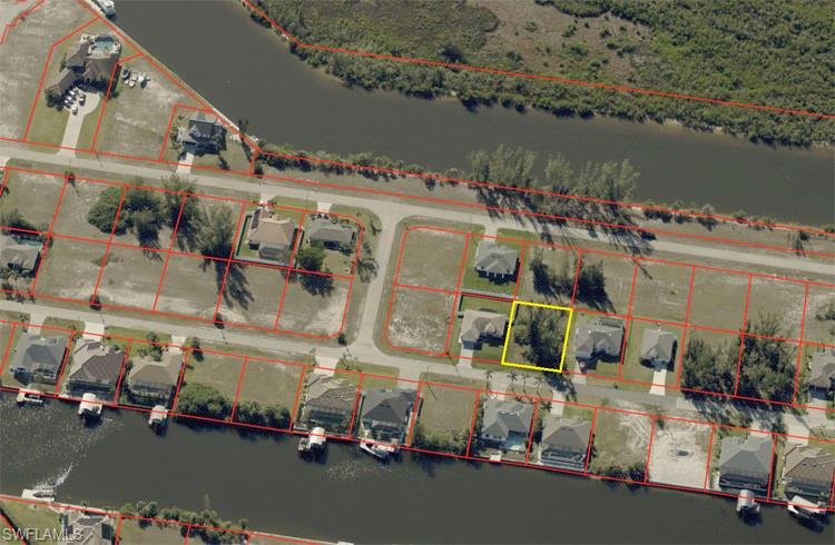 Map / location with property parcel outlined