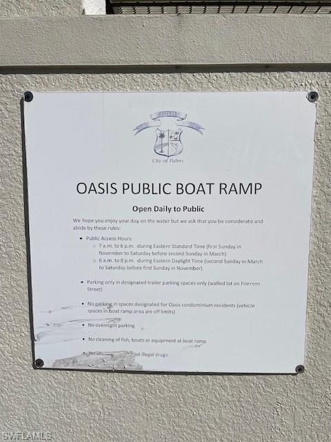 boat ramp rules
