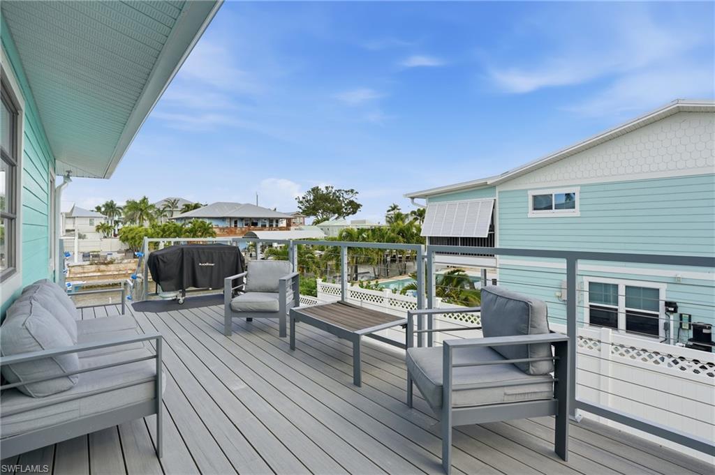 Composite deck with a grill - Virtually Edited Image