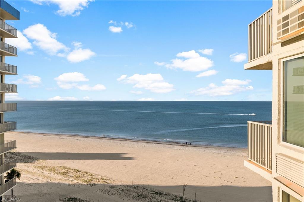 Water view of beach