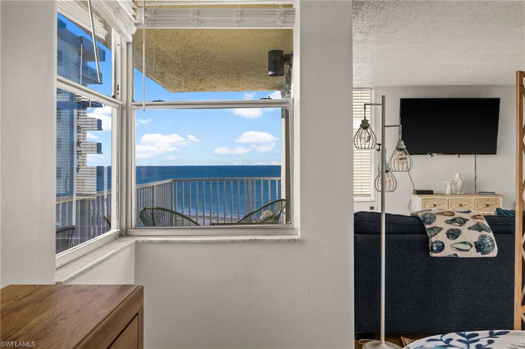 Gulf view from living room