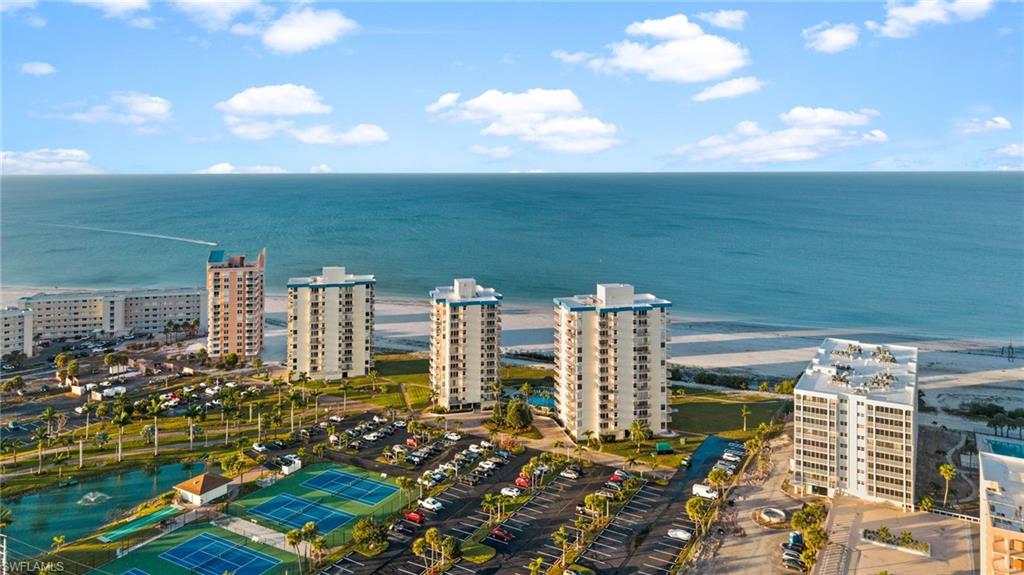 Aerial condos and Gulf