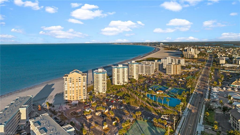 Aerial condos and Gulf