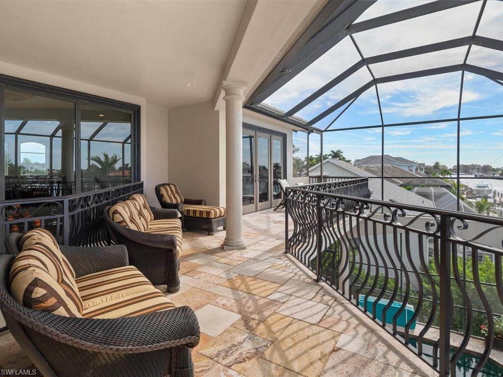 Sunroom with french doors and a patio