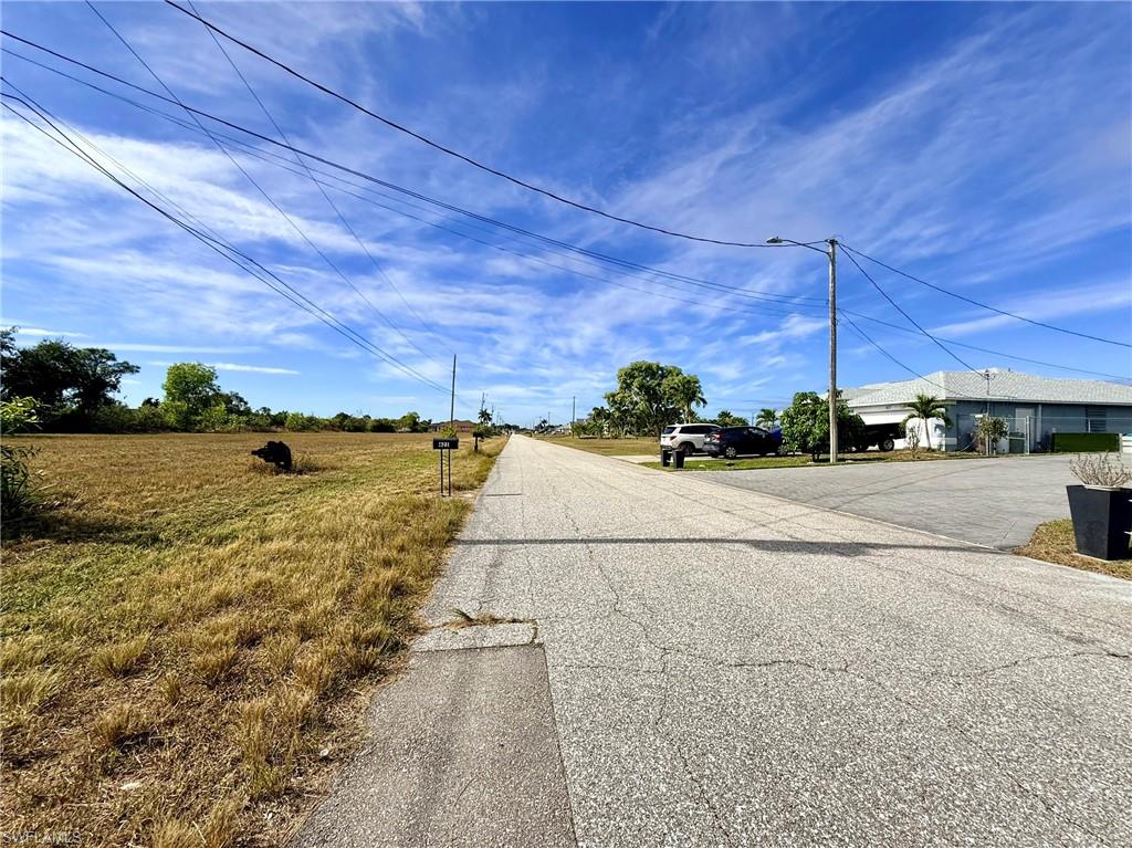 View of asphalt road