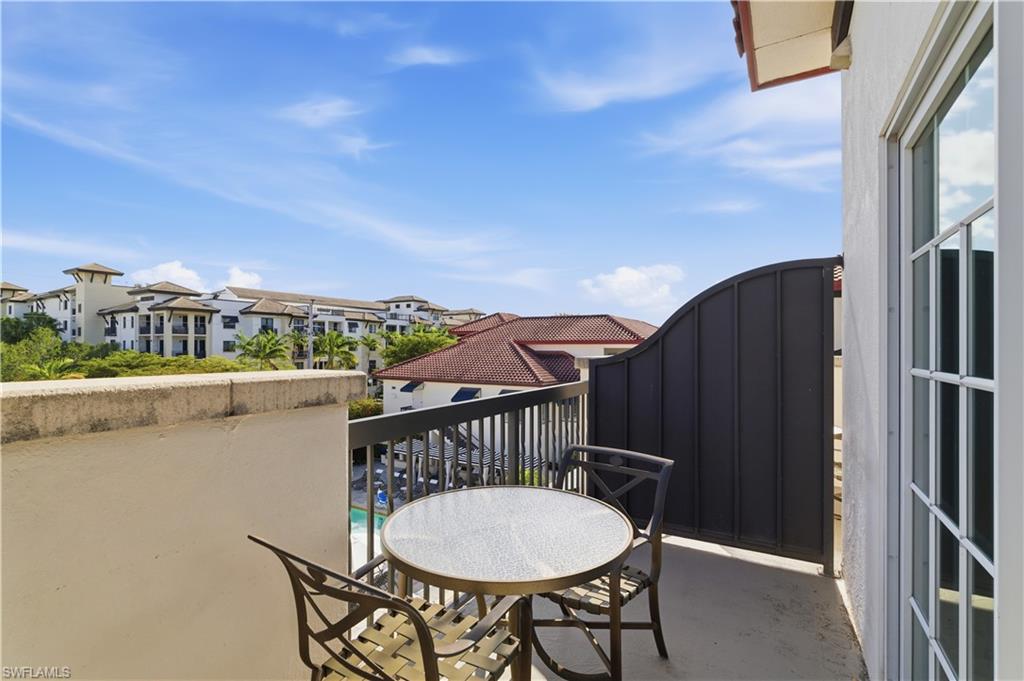 Balcony with a residential view