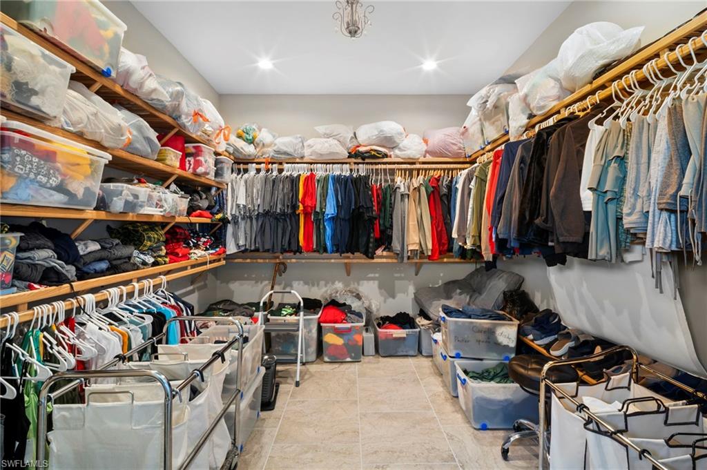 View of spacious closet