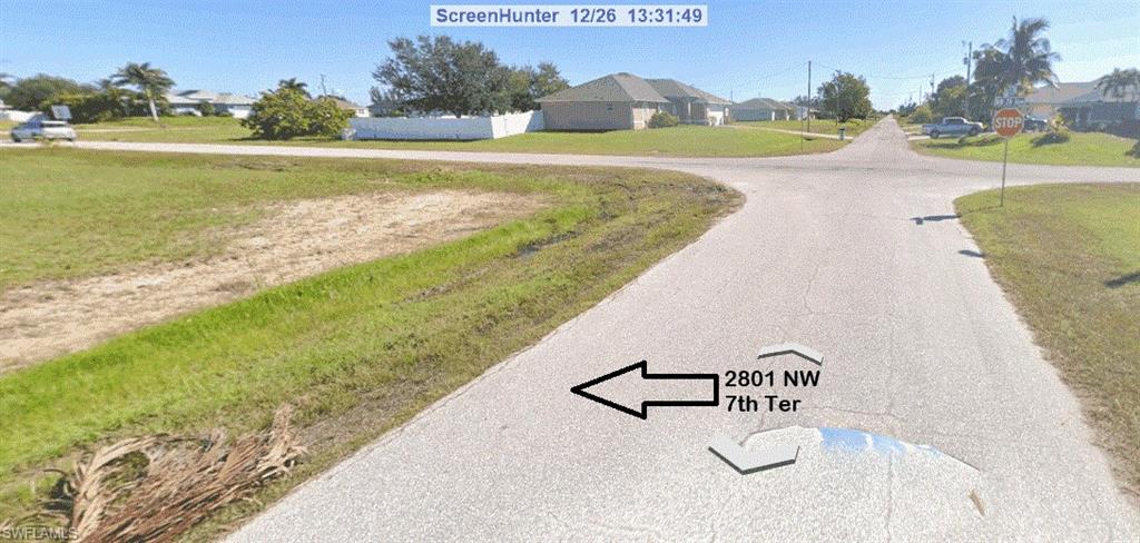 View of property looking down street.