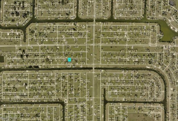Aerial map of property and surrounding area