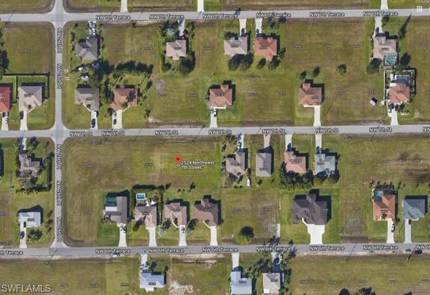 Aerial overview of property's location