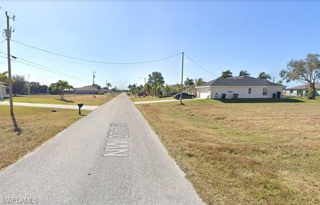 View of asphalt road
