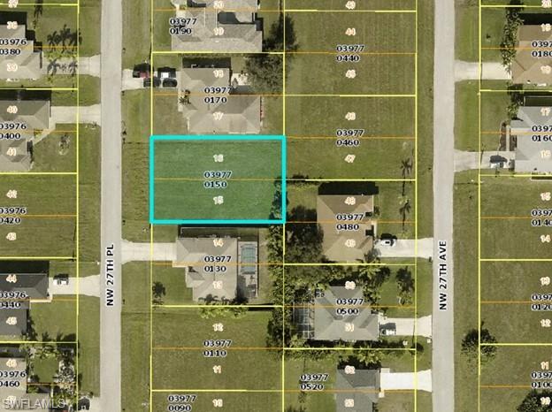 Map / location with property boundaries highlighted