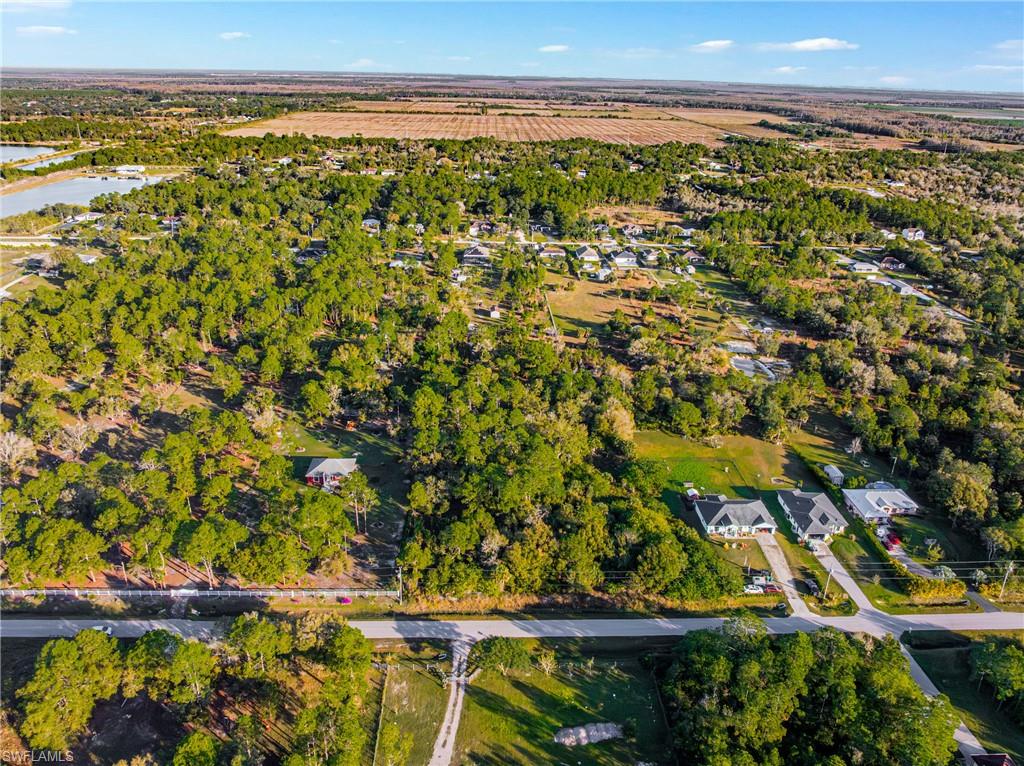 Aerial view of property's location