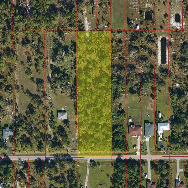 Map / location with property parcel outlined