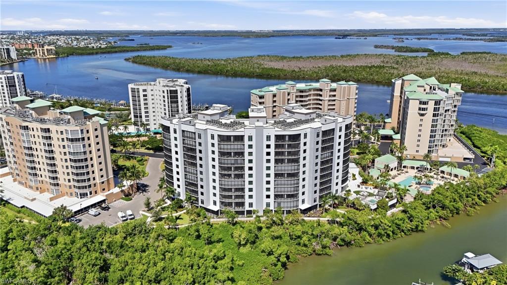 Aerial view of a large body of water - Virtually Edited Image