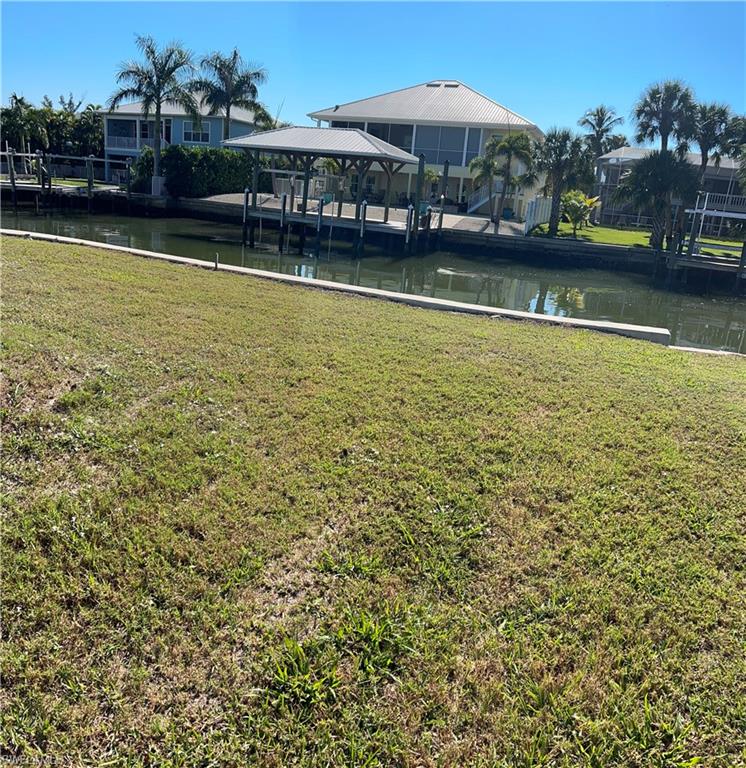 Property view with canal