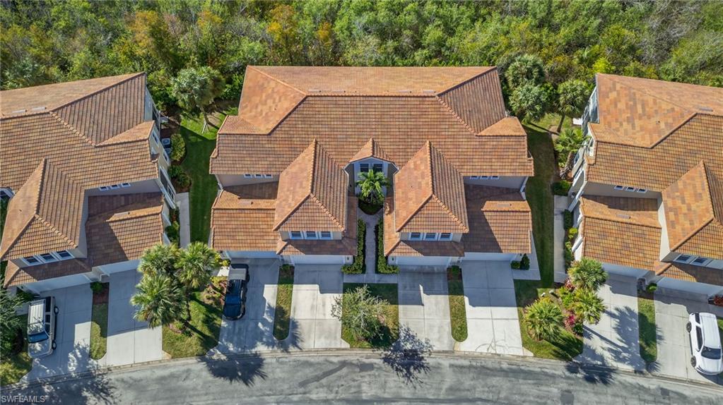 View from above of property