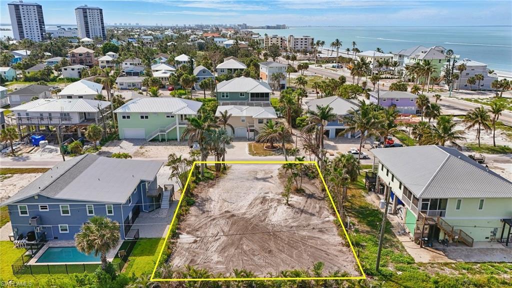 Aerial View of Property Boundary