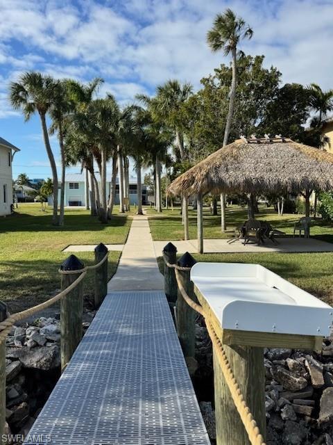 Private Bayfront Park with Tiki Hut