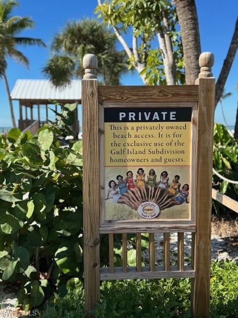 Private Association Beach Access
