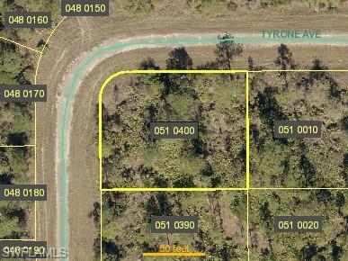 Aerial view of property's location featuring property boundaries highlighted