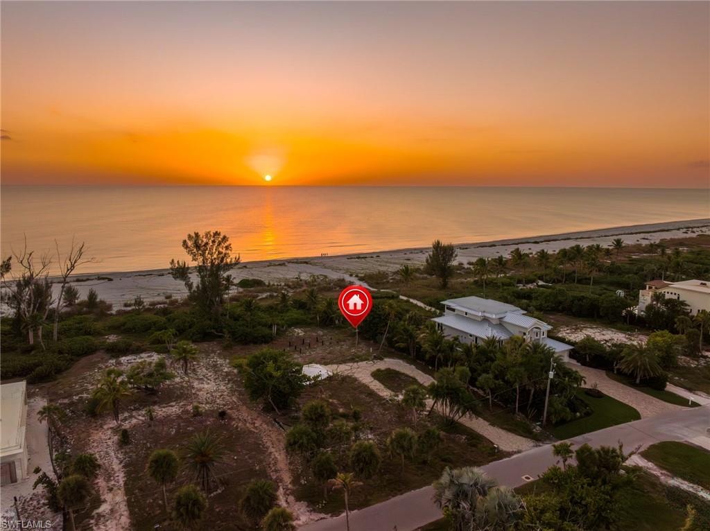 Drone / aerial view of a large body of water