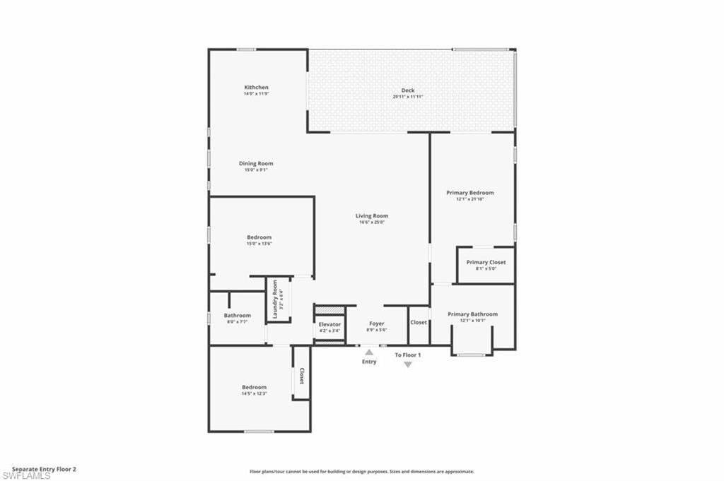 View of floor plan / room layout