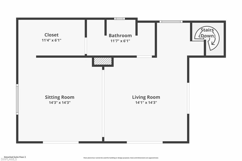 View of floor plan / room layout