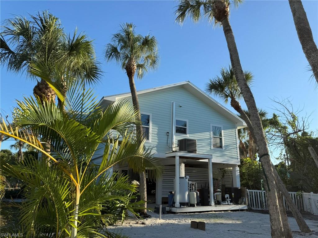 Right Side of House. Equipment, Open Area and Fence