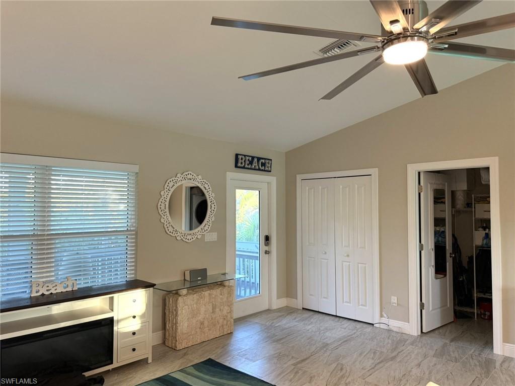 Living Room, Entry, Closet and Laundry Room.