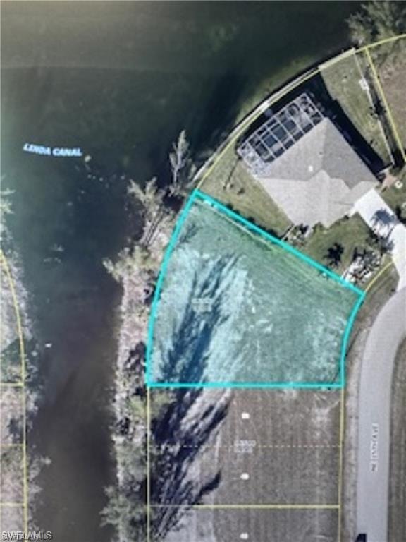 Aerial view of property