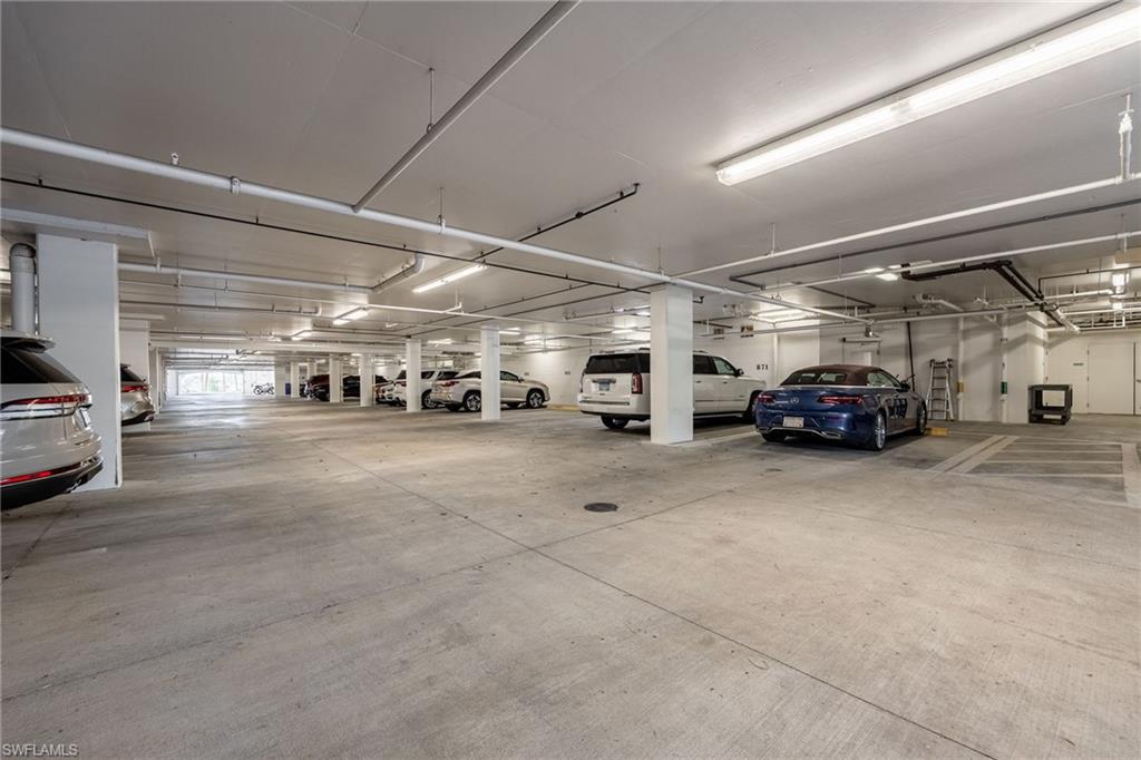View of parking garage