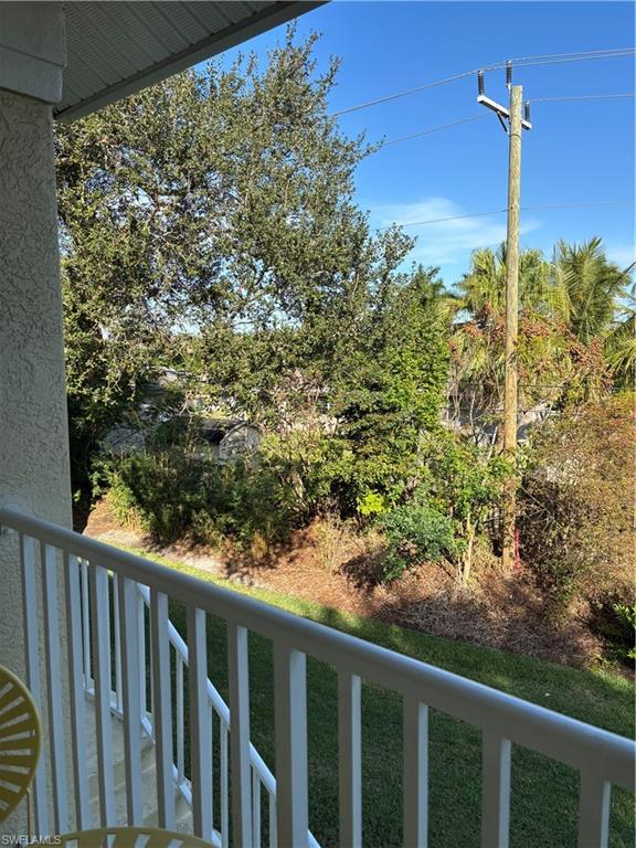 View from balcony