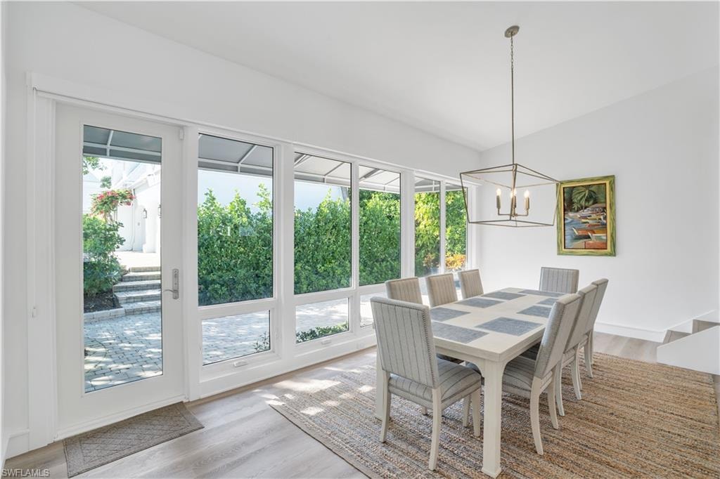 Guest house dining room