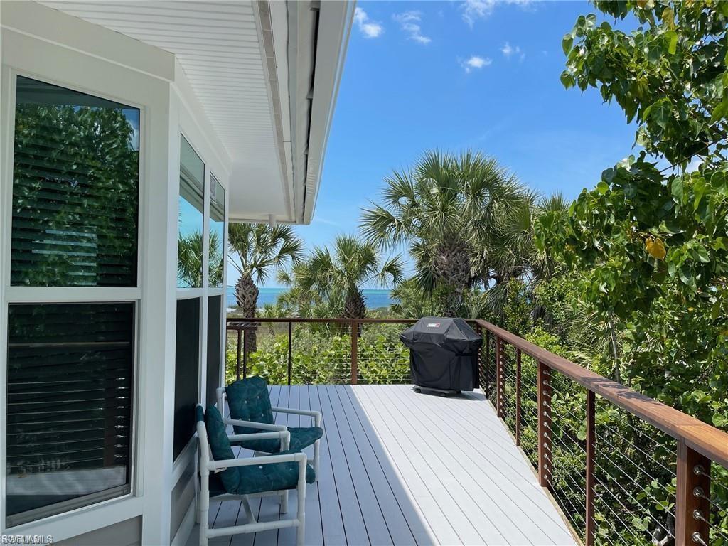 Open Side Deck and Barbeque Area