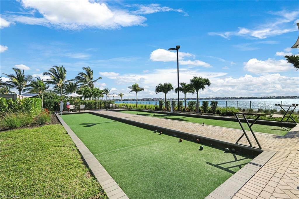 Bocce with view of Lake Como