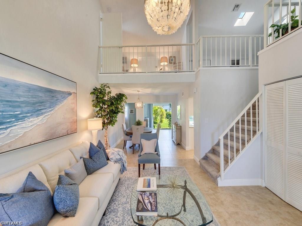 The Living room as you enter the front door