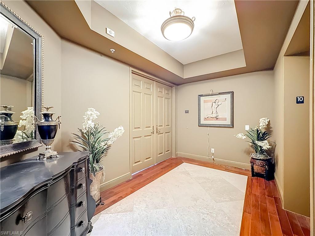 Private elevator entry to unit