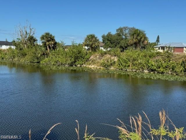 View of back of lot from across the street