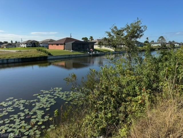 Property view of water looking west