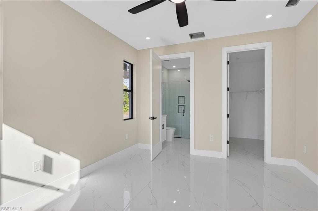 Master bedroom suite