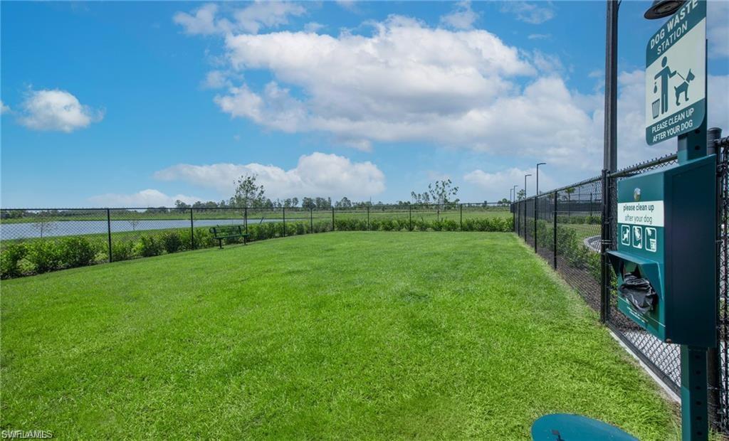 View of yard featuring a view of countryside