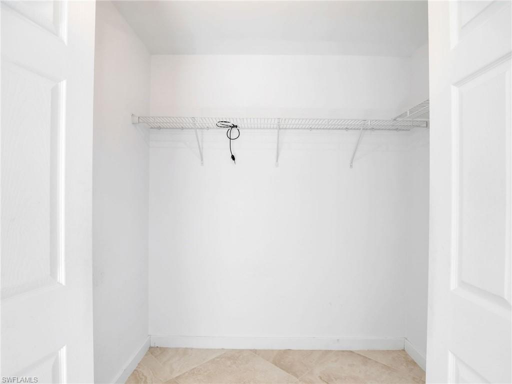 View of spacious closet