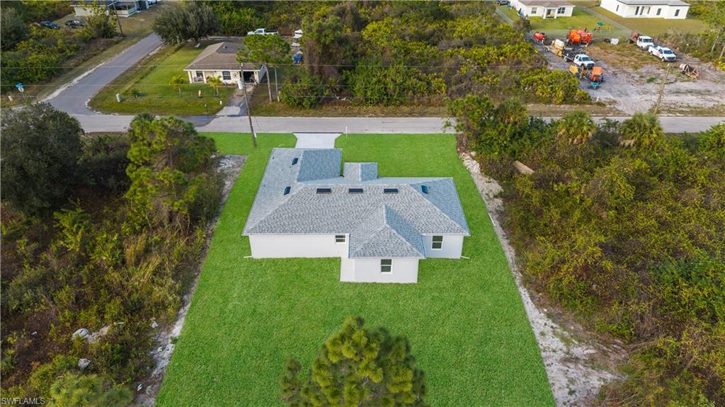 Aerial view of property and surrounding area