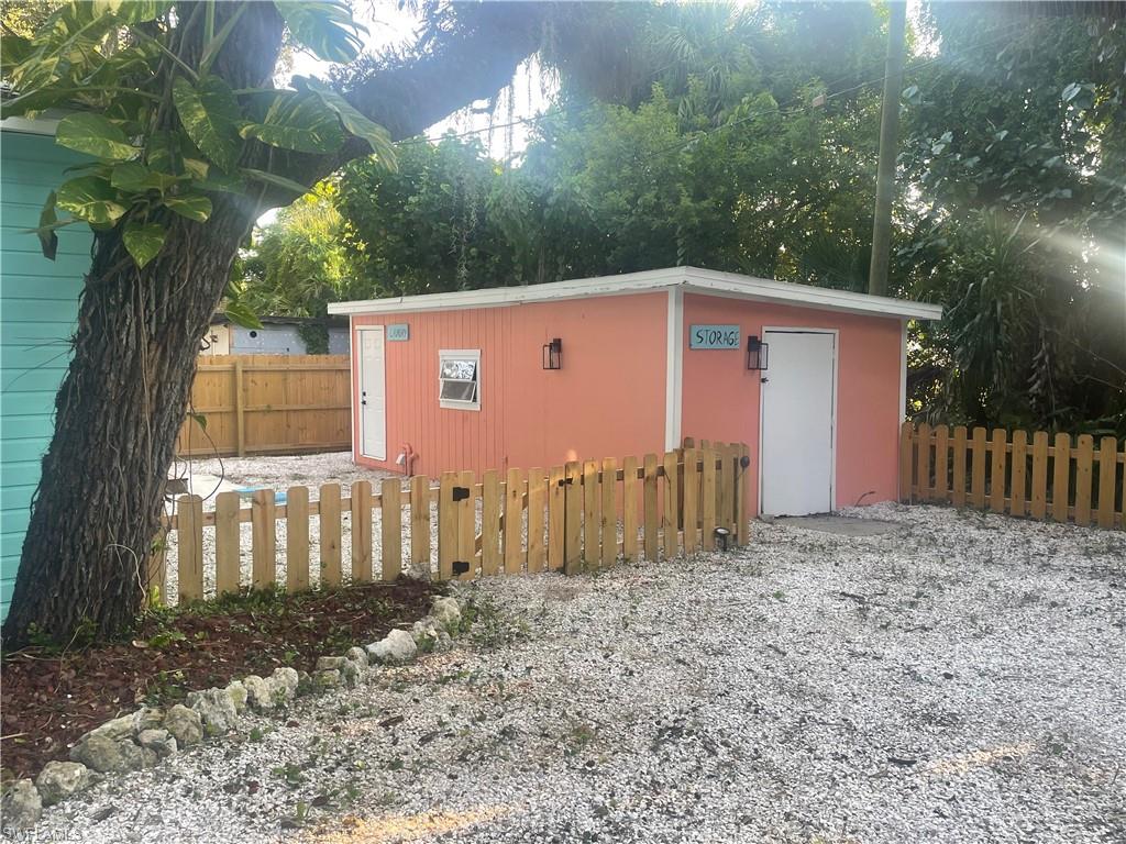 View of outbuilding