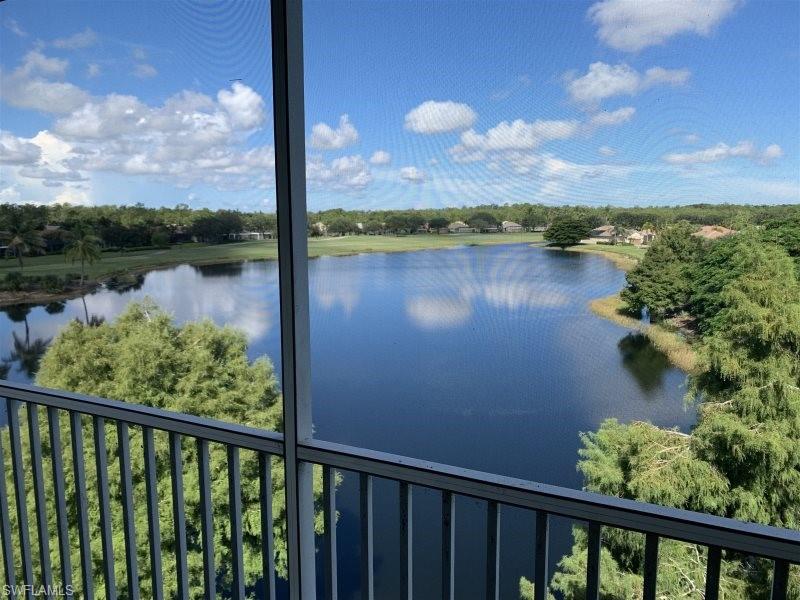 Water view featuring a tree filled landscape
