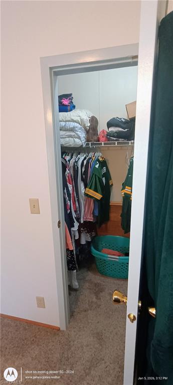 View of closet