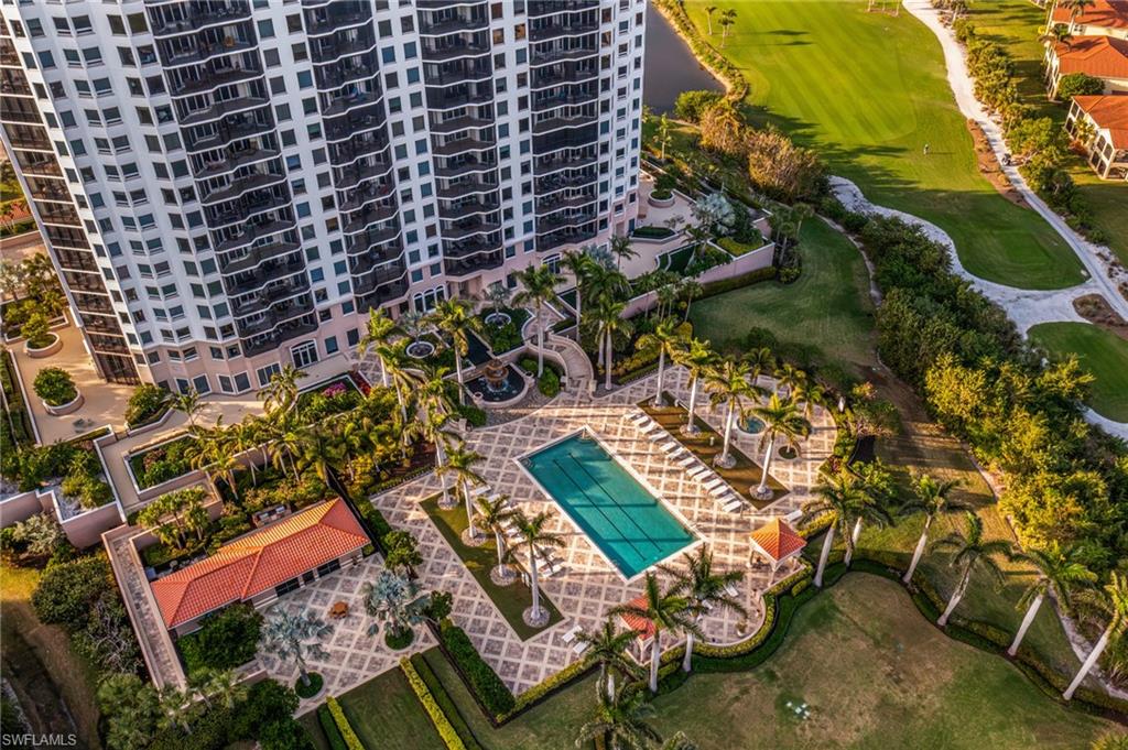 Aerial Community Pool Community Pool